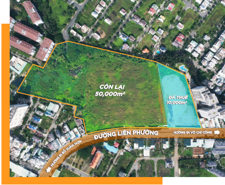 Mặt tiền đường Liên Phương